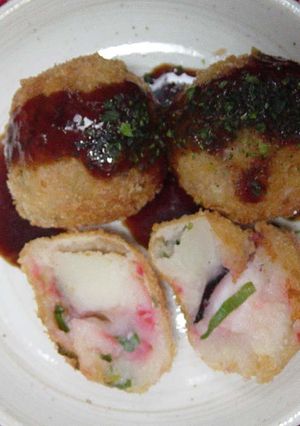 たこ焼き風コロッケ-レシピのメイン写真