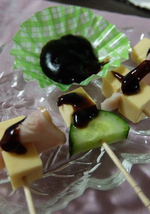 バルサミコ酢のおかず串-レシピのメイン写真