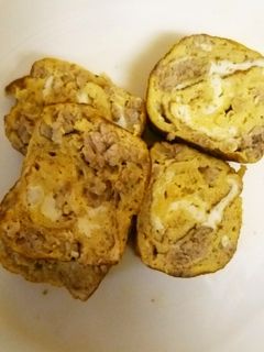 お弁当に!そぼろ入り卵焼き-レシピのメイン写真