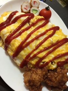 冷凍ピラフでオムライス♡-レシピのメイン写真