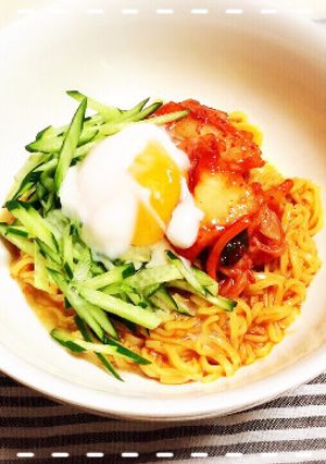 ♡マルちゃん正麺冷やし中華deビビン麺♡-レシピのメイン写真