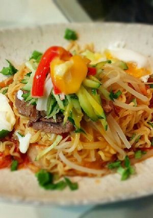 マルちゃん正麺で簡単♪ピリ旨和え麺-レシピのメイン写真
