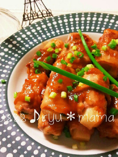 長芋と油揚げのしそチーズ肉巻き♡-レシピのメイン写真