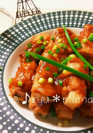 長芋と油揚げのしそチーズ肉巻き♡-レシピのメイン写真