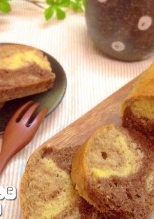 マーブルパウンドケーキ♪-レシピのメイン写真