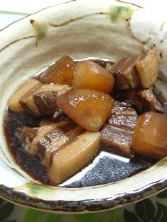 簡単に♪圧力鍋で大根と豚の角煮-レシピのメイン写真