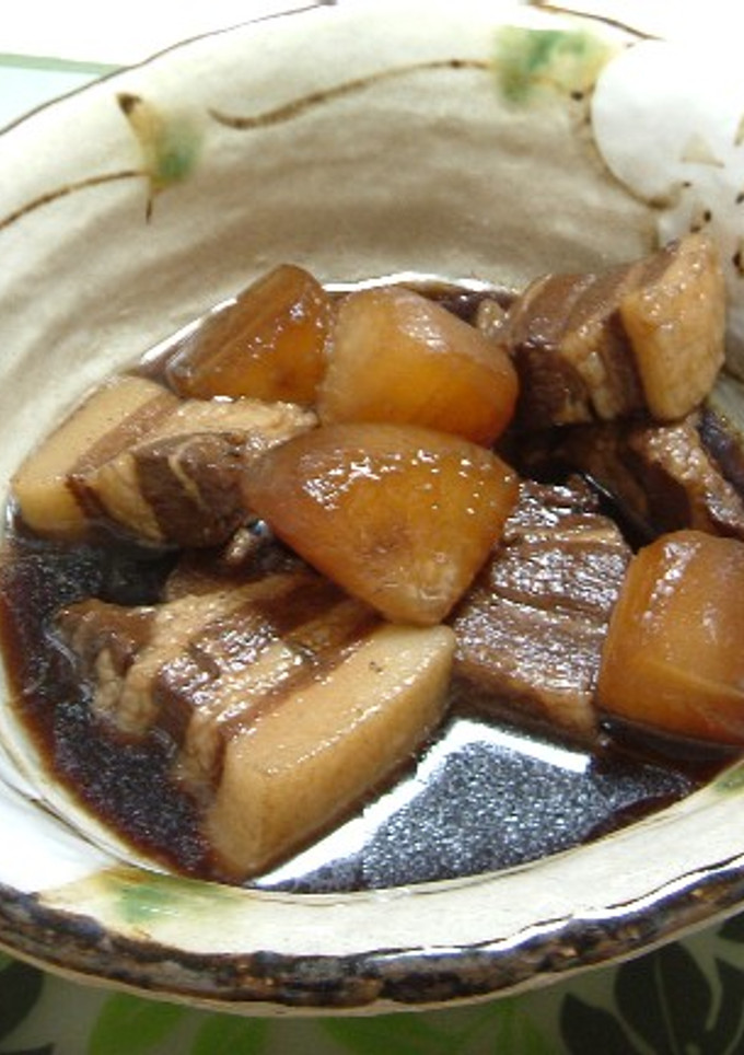 簡単に♪圧力鍋で大根と豚の角煮-レシピのメイン写真