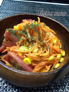 酵素を入れよう♡調味料②人参の塩麹サラダ-レシピのメイン写真