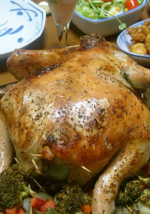 クリスマスには絶対♪☆鶏の丸焼き-レシピのメイン写真