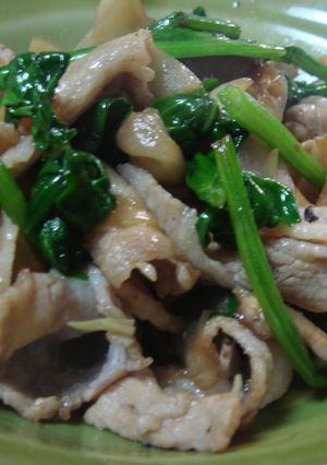 簡単!栄養満点!かぶとほうれん草の炒め物-レシピのメイン写真