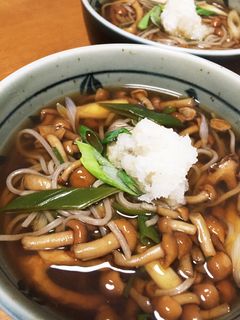 あったかい(^○^)なめこおろしそば-レシピのメイン写真