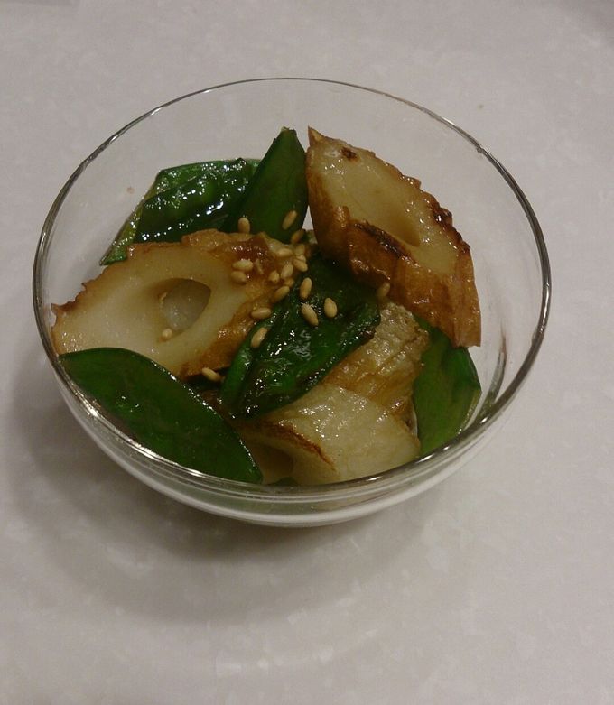 お弁当に☆ちくわと絹さやの甘辛炒め by ぽんちゃん720 【クックパッド