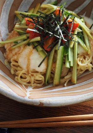 冷やしとろろ中華-レシピのメイン写真