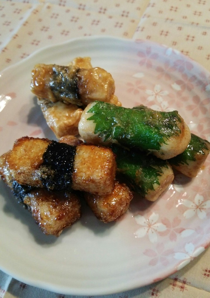 凍み豆腐！磯辺揚げ☆しそ巻き揚げ♪-レシピのメイン写真