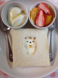 サンドイッチすみっこぐらし♡しろくま-レシピのメイン写真