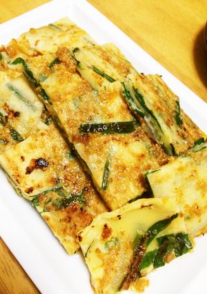 タレがうまい♡ニラチヂミ-レシピのメイン写真