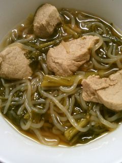 簡単 おかず 豚肉と 春菊 白滝の 煮物-レシピのメイン写真