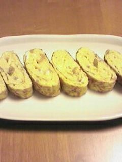 味付け簡単♪なめたけ入り卵焼き-レシピのメイン写真