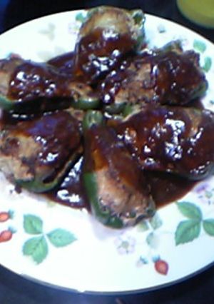 ヘルシーなピーマンの肉詰め-レシピのメイン写真