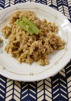 ご飯のお供♪生姜そぼろ-レシピのメイン写真