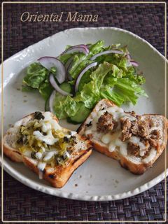 ★朝食は和風なチーズトースト♪-レシピのメイン写真