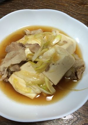 豚肉豆腐-レシピのメイン写真