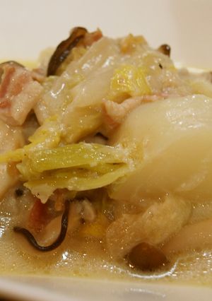白菜とかぶのあったかミルクスープ-レシピのメイン写真