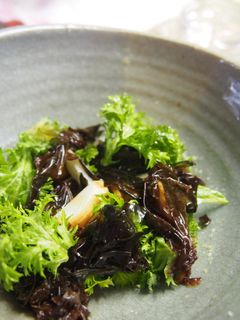 わさび菜と西条のりの和風サラダ-レシピのメイン写真