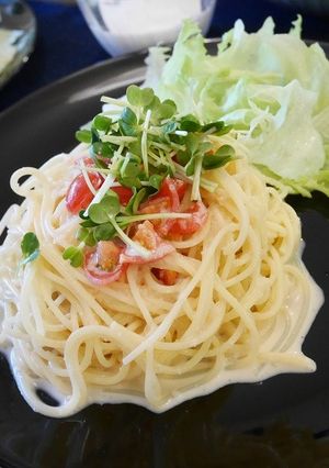 トマトと明太子の冷製パスタ-レシピのメイン写真
