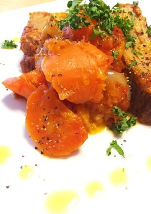 ＊豚肩ロースのオレンジトマト煮＊-レシピのメイン写真