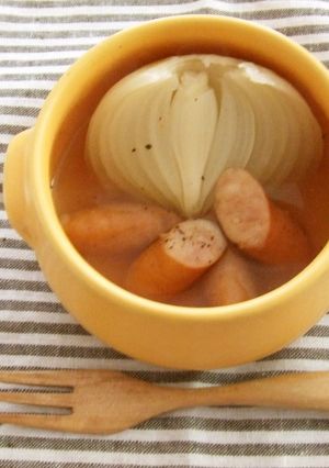 玉ねぎまるごと・ポークであったかいポトフ-レシピのメイン写真