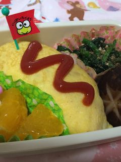 オムそば弁当(๑´ڡ`๑)-レシピのメイン写真