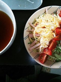 マルちゃん正麺冷やし中華 つけ麺風-レシピのメイン写真