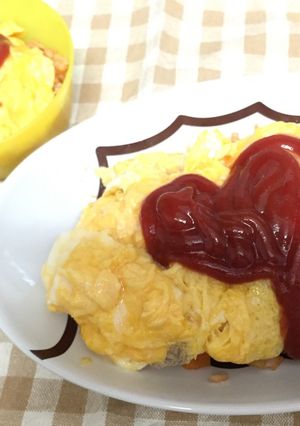 ランチにも☆レンジでスピードオムライス☆-レシピのメイン写真