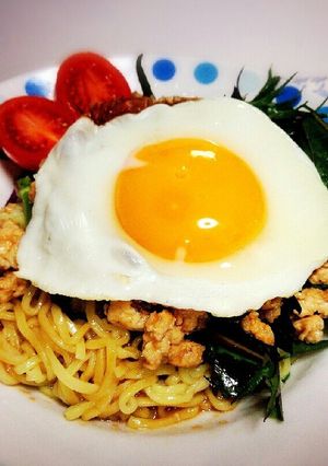 マルちゃん正麺冷やし中華ごまだれアレンジ-レシピのメイン写真