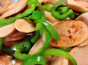 ピーマンと魚肉ソーセージの甘辛炒め-レシピのメイン写真