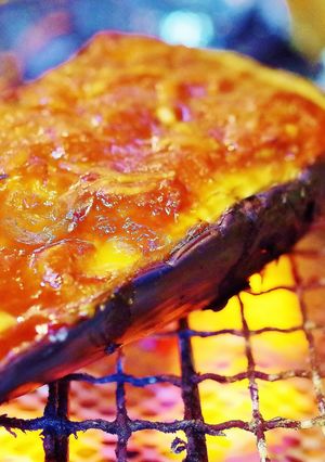 焼き網でナス田楽-レシピのメイン写真