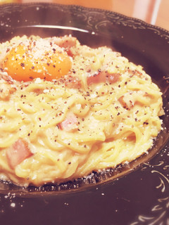 マルちゃん正麺★ゴマだれ豆乳カルボナーラ-レシピのメイン写真