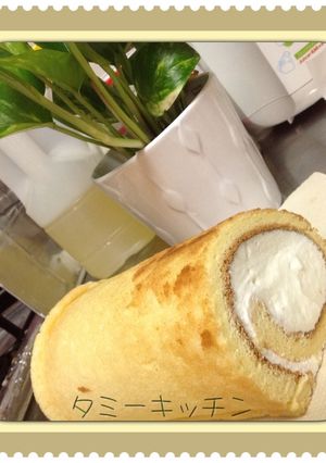 おうち豪華ロールケーキ(*^_^*)-レシピのメイン写真