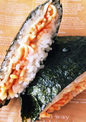 ナポリタンおにぎらず♫-レシピのメイン写真
