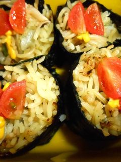焼きそば×餃子の海苔巻-レシピのメイン写真