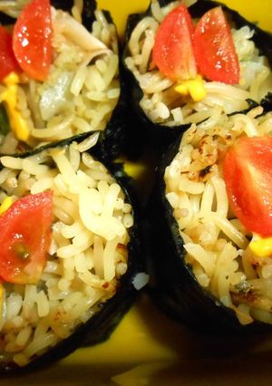 焼きそば×餃子の海苔巻-レシピのメイン写真