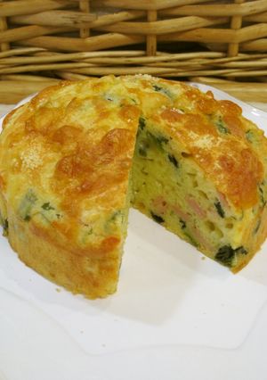 ＊ベーコン＆ほうれん草のケーク・サレ＊-レシピのメイン写真