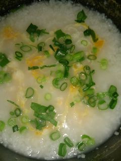 ほっこり~♪卵の お粥さん(*^^*)-レシピのメイン写真