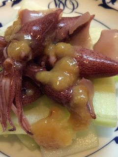 ホタルイカとうどの酢みそ-レシピのメイン写真
