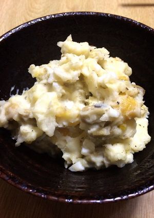 枝豆と銀杏入りの変わりポテトサラダ-レシピのメイン写真