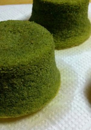 抹茶のスフレケーキ-レシピのメイン写真