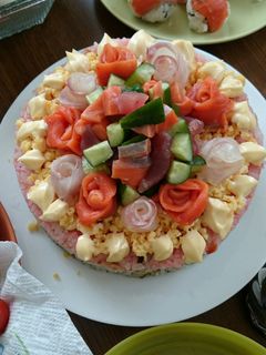 ♪お祝いちらし寿司ケーキ♪-レシピのメイン写真