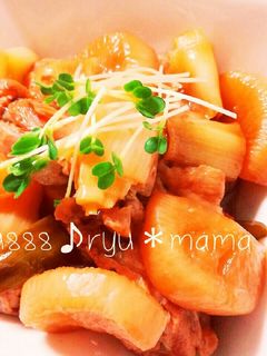 手羽元と大根の柔らか煮♡-レシピのメイン写真