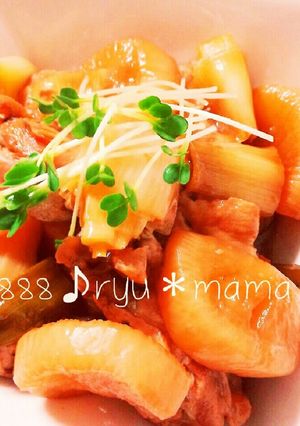 手羽元と大根の柔らか煮♡-レシピのメイン写真